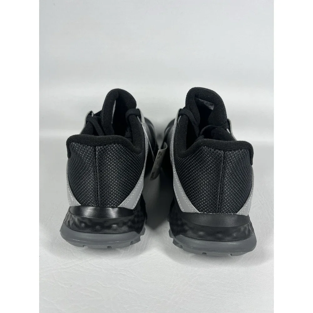 Adidas Vigor Bounce Shoes Size 4 Black Gray B42320 Athletic Lace Up